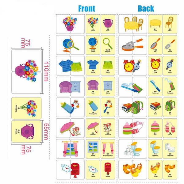 Baby Learn English Pair Puzzle