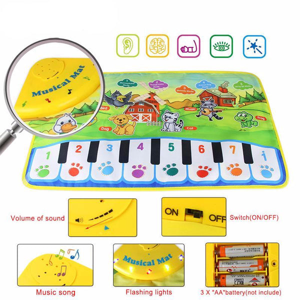 Musical Piano Carpet Play Mat