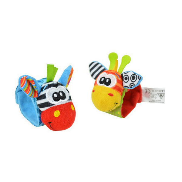 Baby Cozy Socks & Wrist Rattle Toys