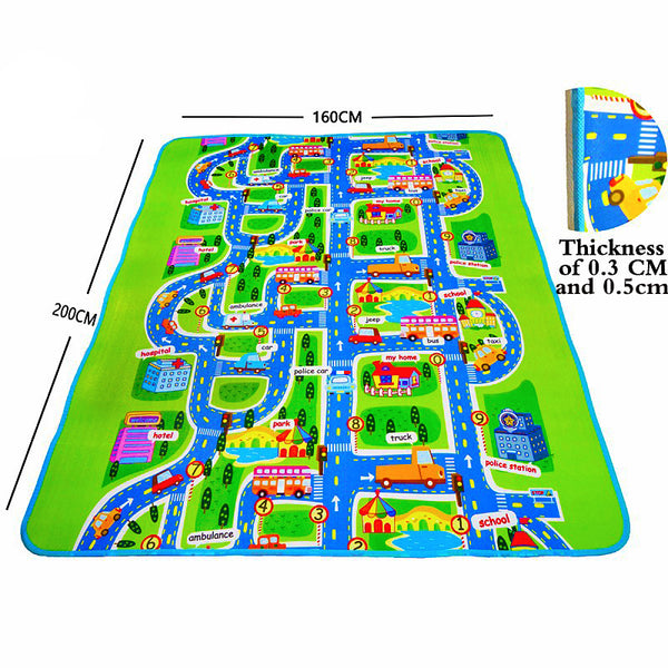 Educational Mini Map Play Mats