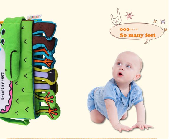 Whose Feet Educational Cloth Books