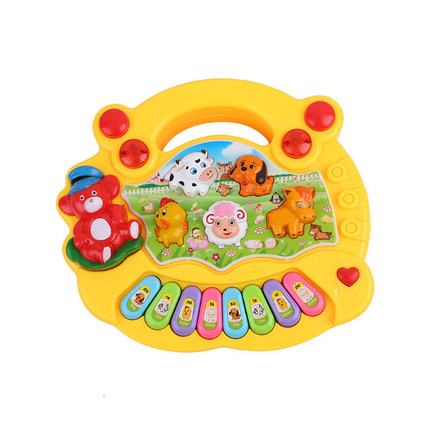 Baby's Educational Piano Animal Farm Toy