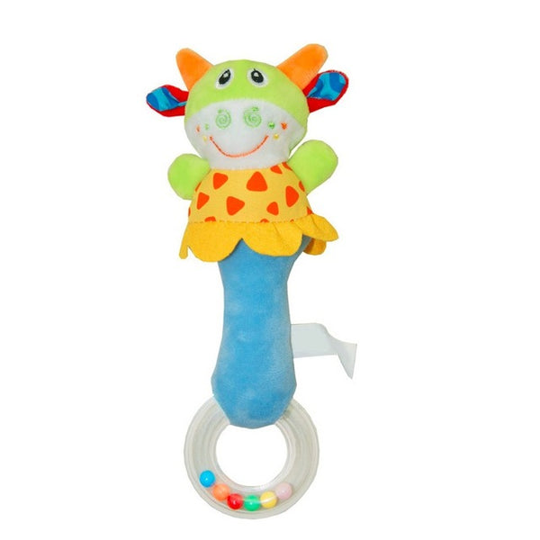 Cute Plush Animal Hand Bells Toys